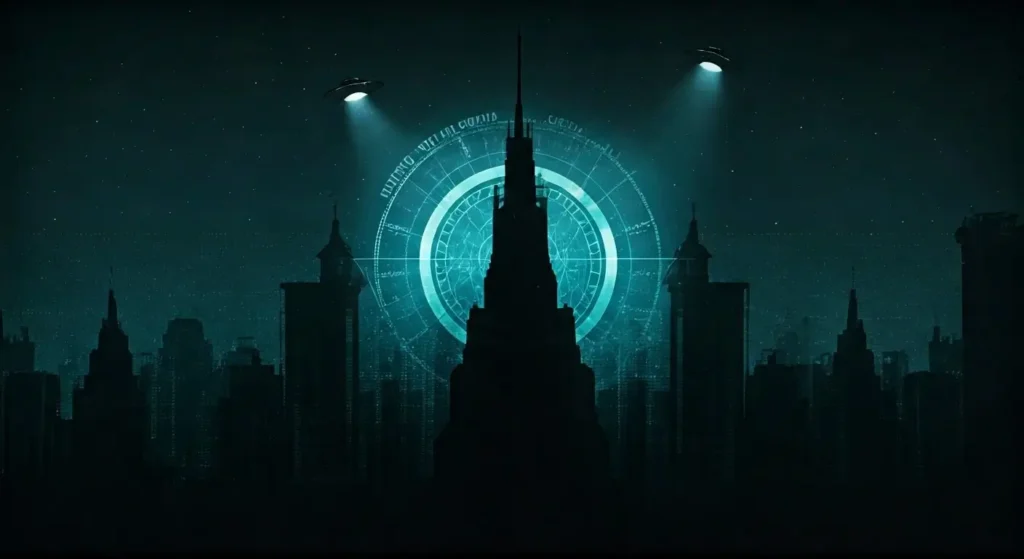 Government conspiracies illustration