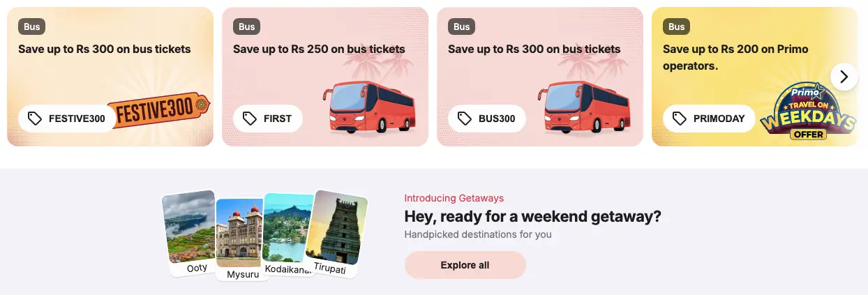 RedBus Banner