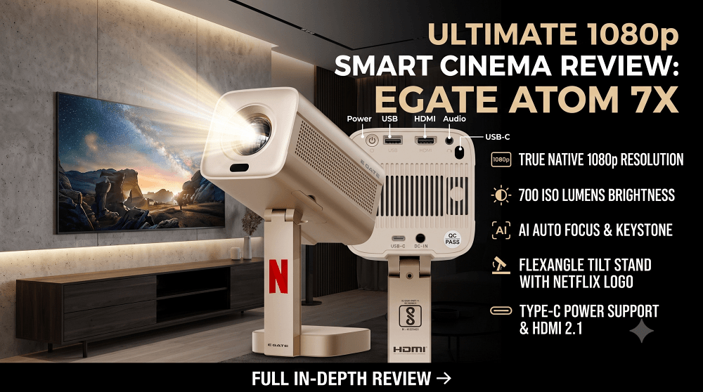 EGATE ATOM 7X Projector Review